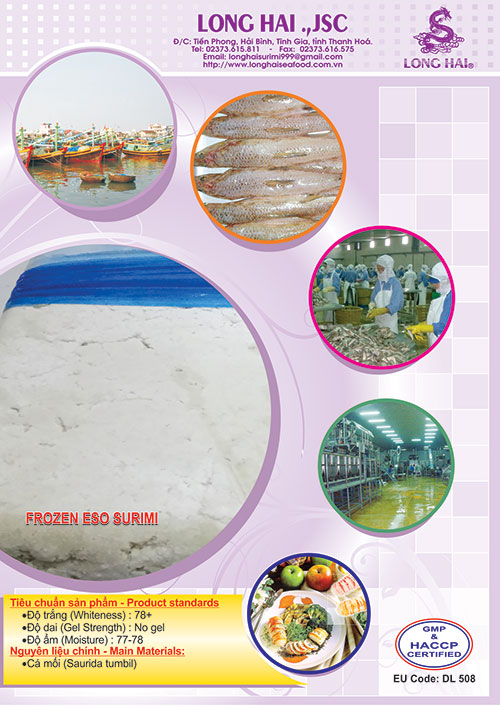 Chả cá đông lạnh SURIMI