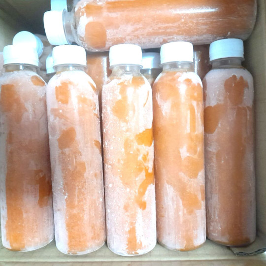 Nước ép cà rốt đông lạnh