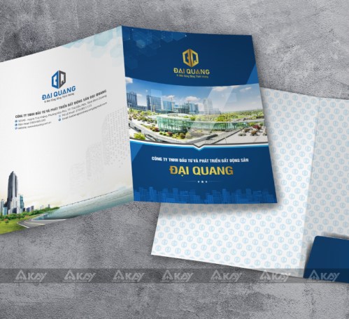Folder công ty Đại Quang