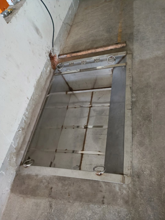 Gia công nắp bể ngầm