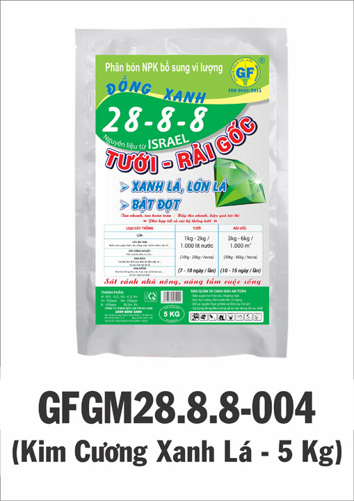 GFGM28.8.8-004 (Kim Cương Xanh Lá - 5 Kg)
