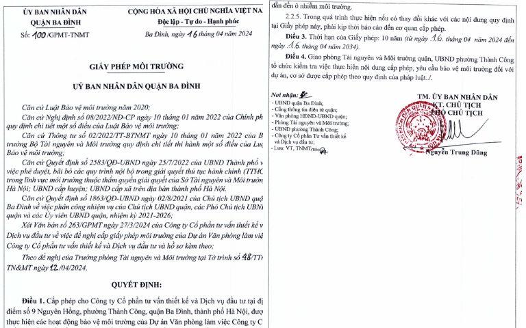 GPMT dự án văn phòng làm việc