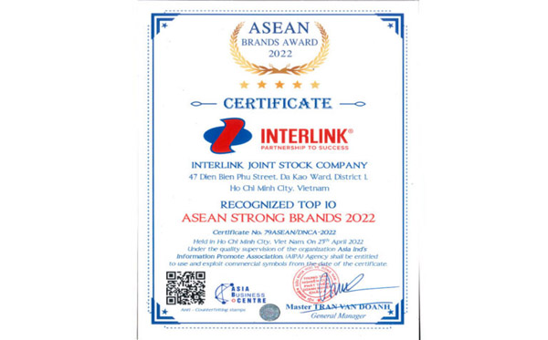 Giải thưởng Top brand 2022
