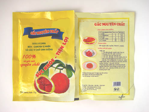 Gấc nguyên chất túi