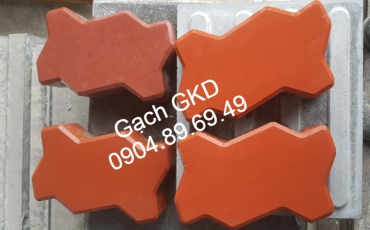Gạch Ziczac màu đỏ