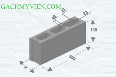Gạch Block 390x90x190