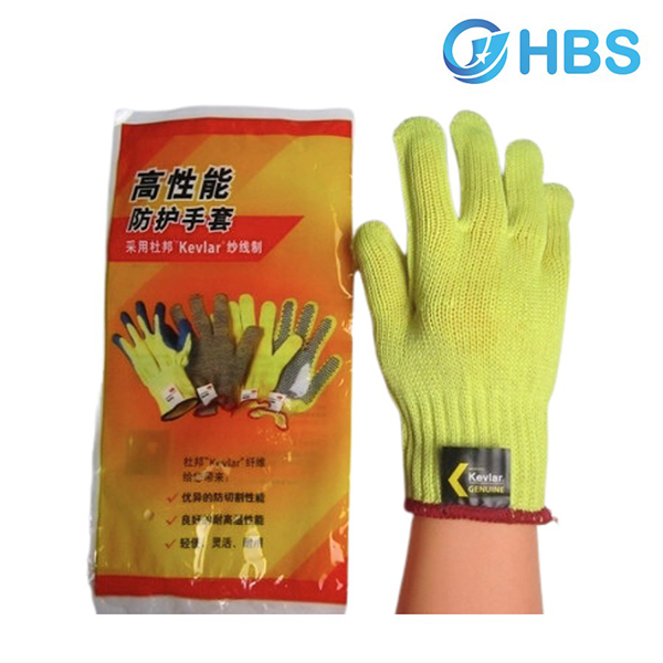 Găng tay chống cắt sợi Kevlar Dupont