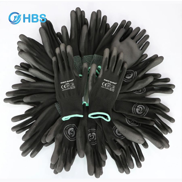 Găng tay làm việc giá rẻ PU, Nylon, Polyester