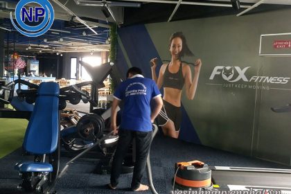Giặt thảm tại phòng GYM FOX FITNESS