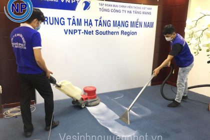 Giặt thảm văn phòng Tập Đoàn Bưu Chính Viễn Thông VNPT