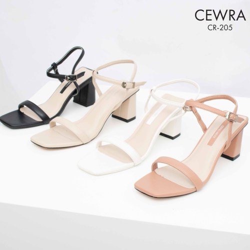 Giày Sandal gót vuông 5 phân Cewra