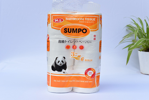 Giấy vệ sinh Sumpo lô 6 cuộn