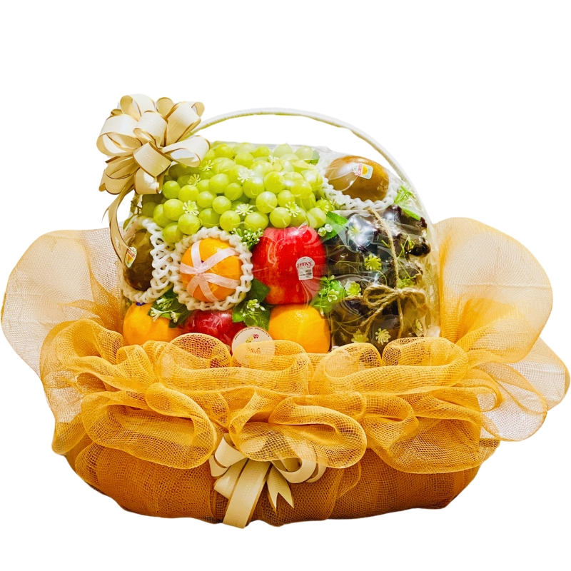 Giỏ hoa quả kính giỗ dâng lễ