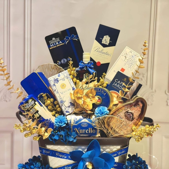 Giỏ quà tết Hamper - set theo yêu cầu - NBP001