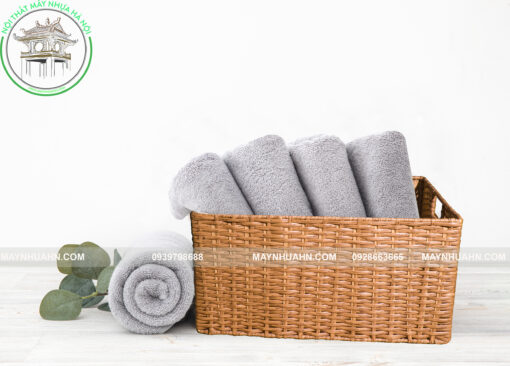 Giỏ đựng đồ mây nhựa H02