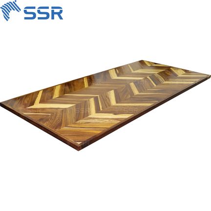 Gỗ muồng ghép xương cá