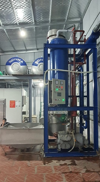 Máy làm đá viên 10 tấn/ ngày