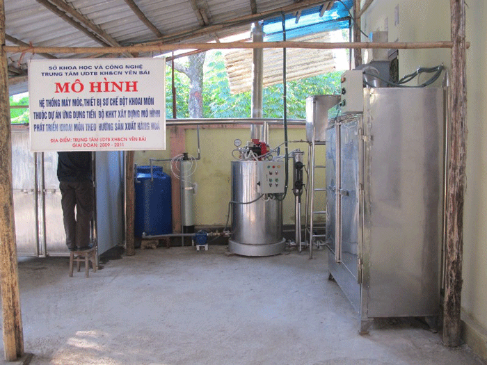 Hệ Thống Chế Biến Khoai Môn