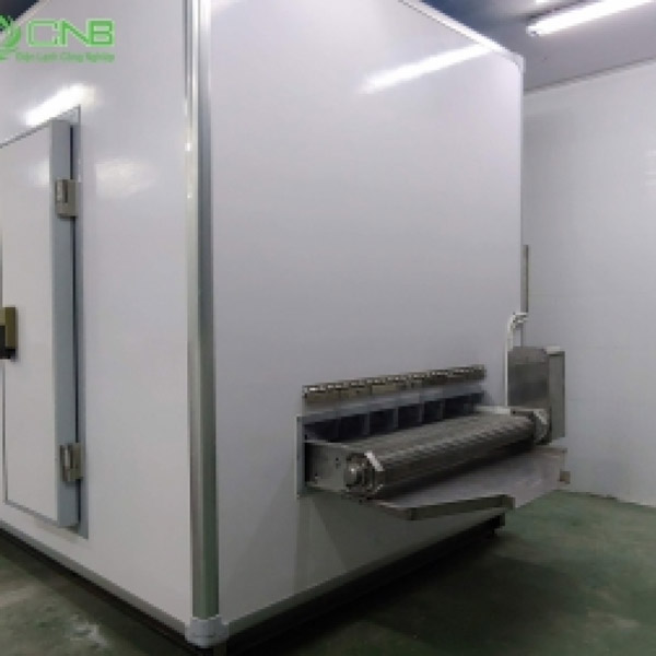 Hầm tái đông vỏ cách nhiệt composite 500kg/h