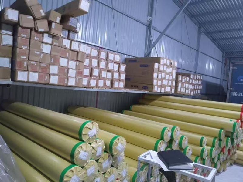 Hình ảnh sản xuất và kho hàng công ty Quảng Cáo Quang Vinh