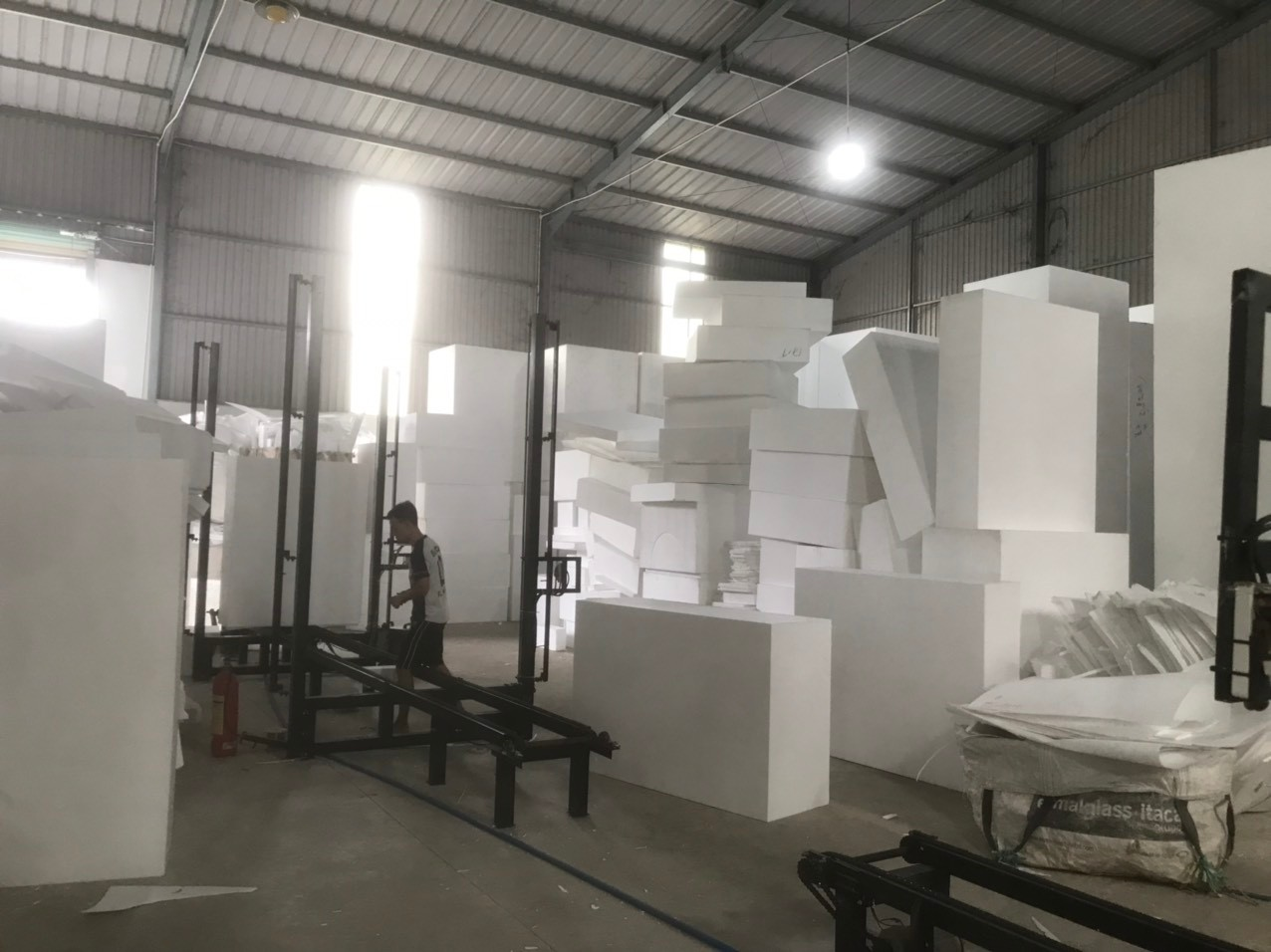 Sản xuất xốp tấm, xốp góc, xốp hình