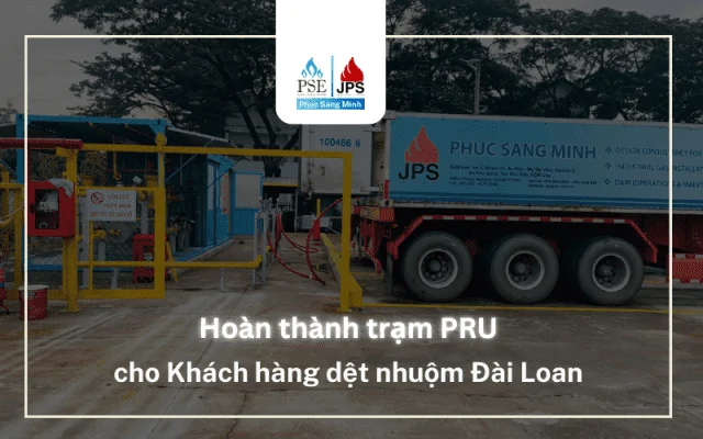 Hoàn thành trạm PRU cho khách hàng dệt nhuộm Đài Loan