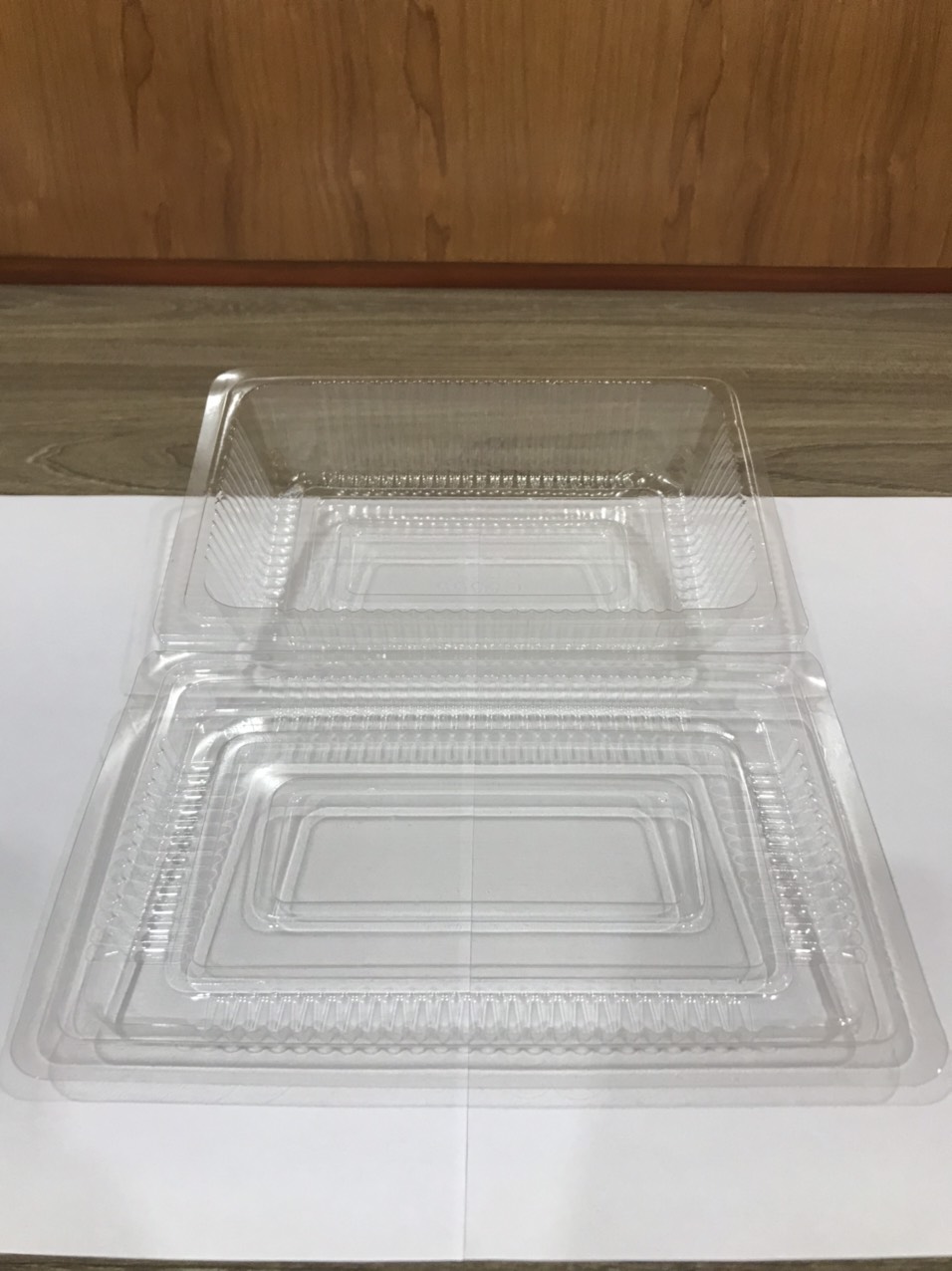 Hộp nhựa gấp dùng 1 lần
