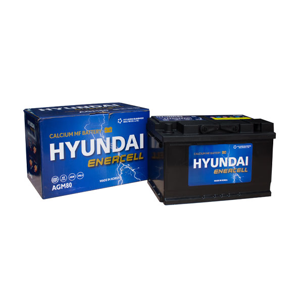 Ắc quy ô tô Huyndai AGM80