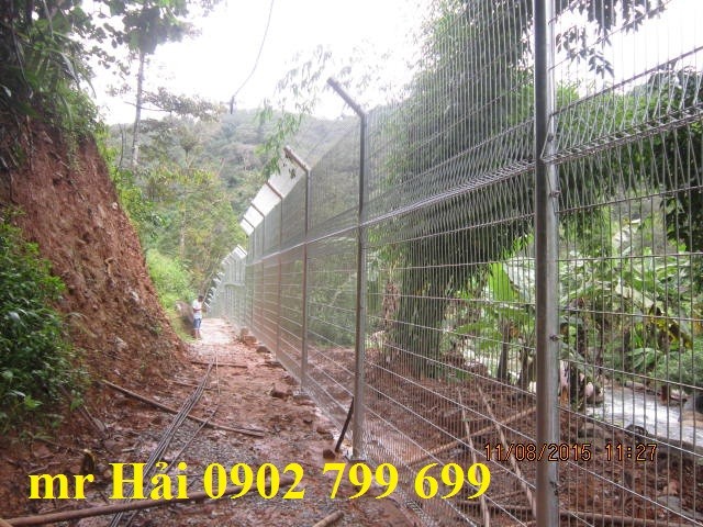 Hàng rào gập tam giác, 2 tầng