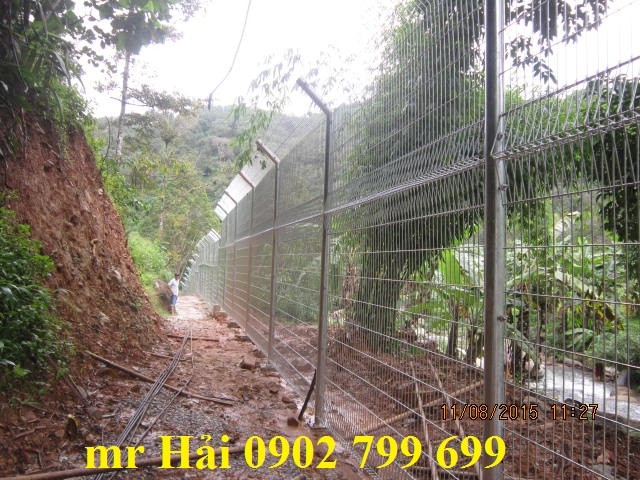 Hàng rào gập tam giác, 2 tầng