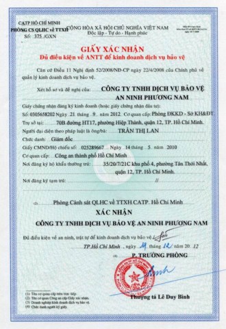 Giấy chứng nhận