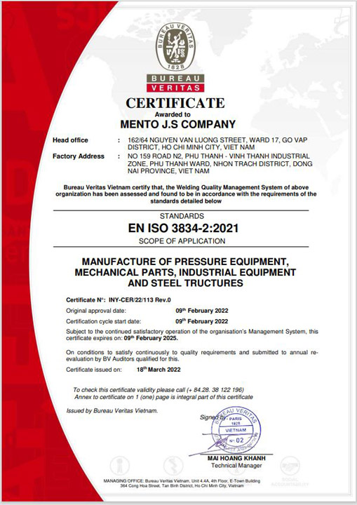 ISO 3834-2:2021