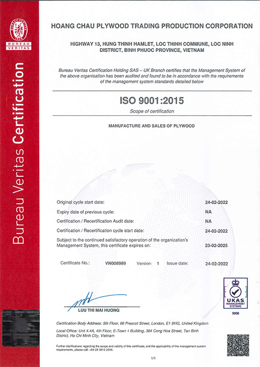 ISO 9001:2015