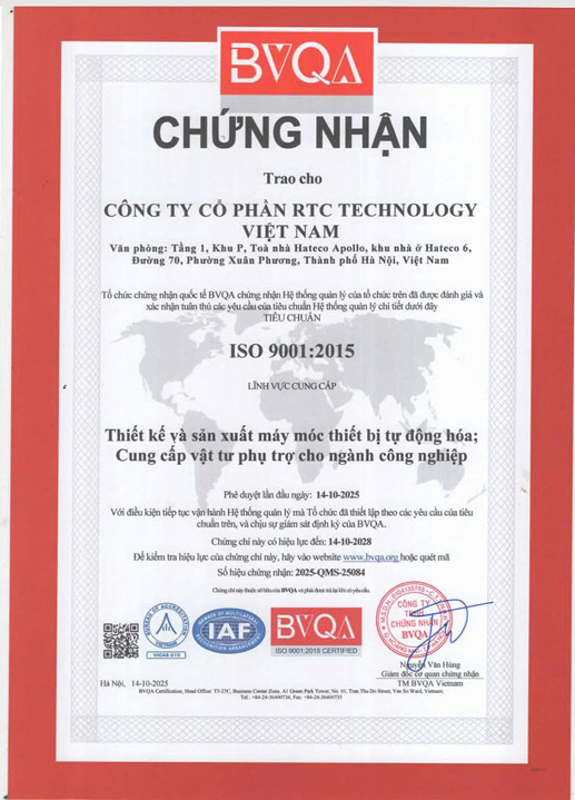 Chứng nhận ISO 9001:2015