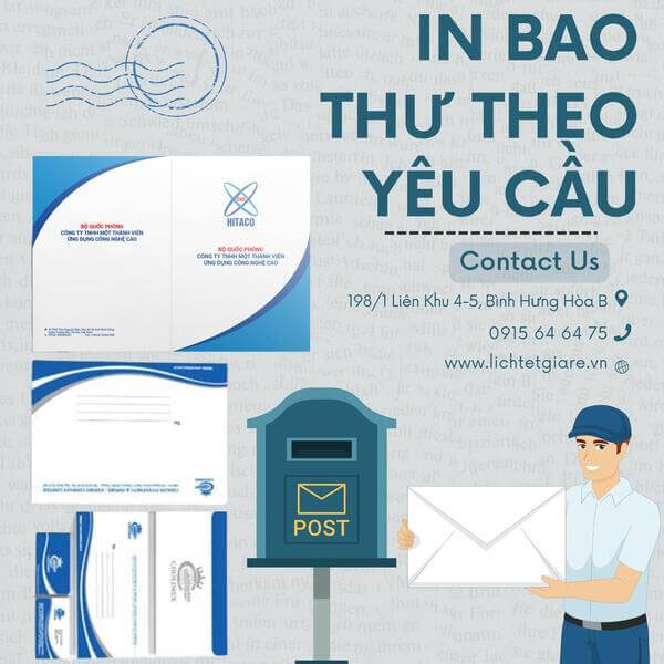 In bao thư theo yêu cầu