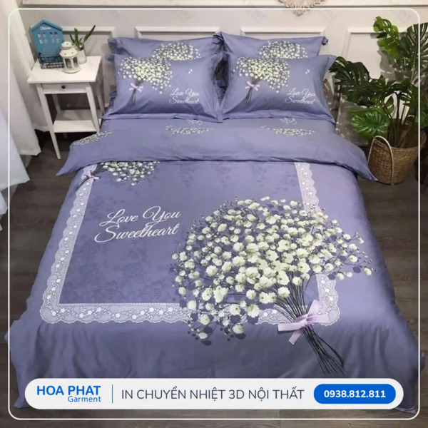 In chăn Drap nội thất