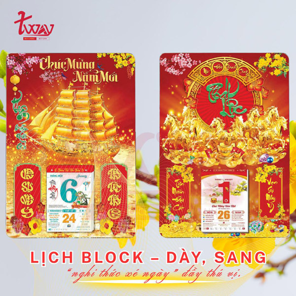 In lịch Tết