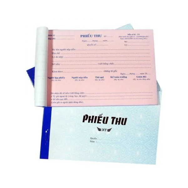 In phiếu thu
