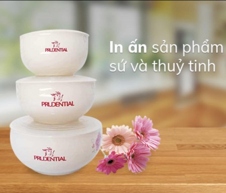 In sản phẩm sứ và thủy tinh