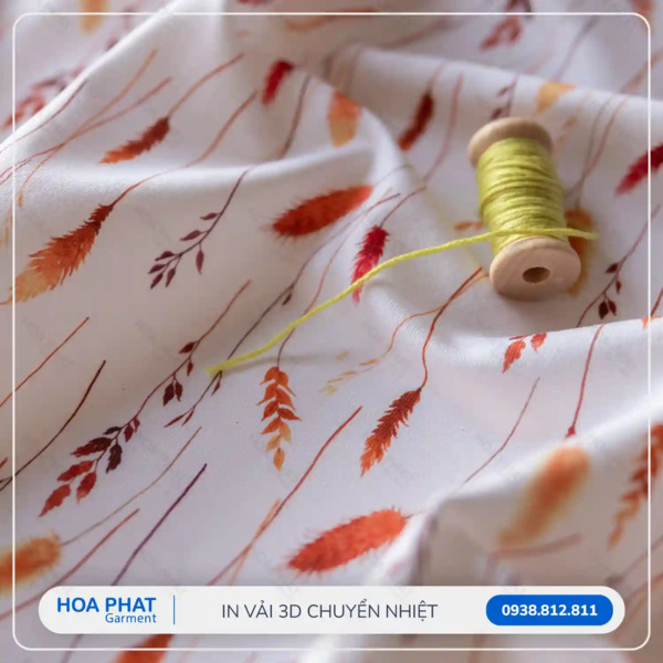 In vải chuyển nhiệt 3D
