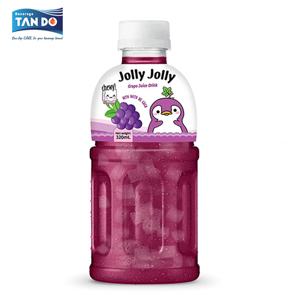 Nước thạch dừa Jolly Jolly vị nho