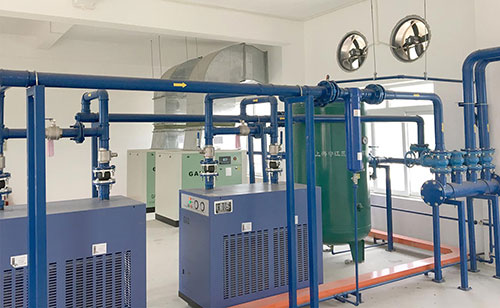 Thi công hệ thống khí nén sản xuất