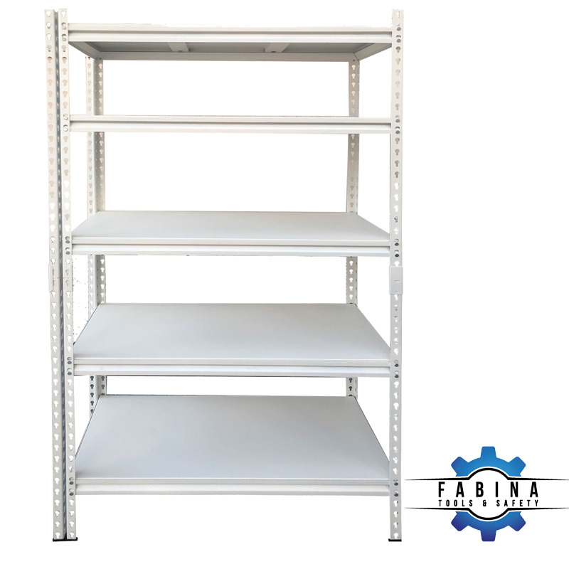 Kệ 5 tầng tấm thép trắng ngang 91cm CSPS