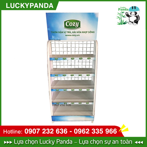 Kệ sắt quảng cáo