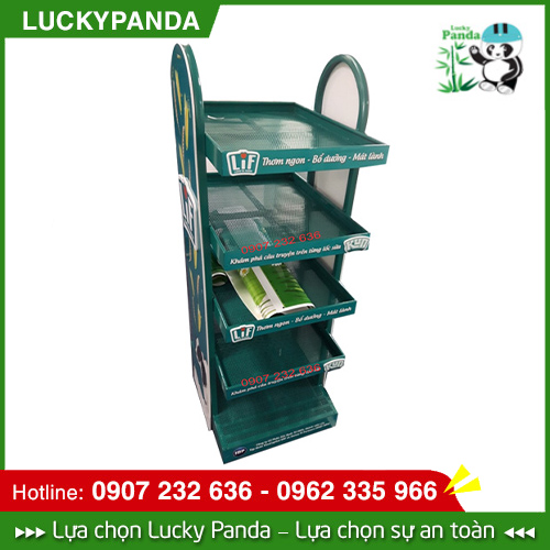 Kệ sắt quảng cáo