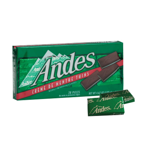 Kẹo Socola Andes bạc hà 132g