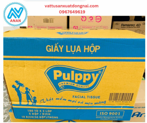 Khăn giấy hộp Pulppy
