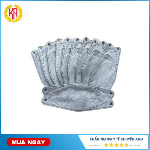Khẩu trang y tế 4D KF94 xám