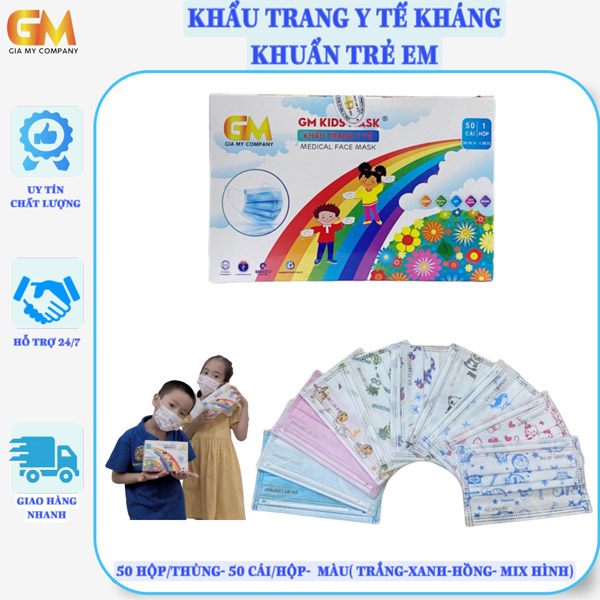 Khẩu trang kháng khuẩn trẻ em