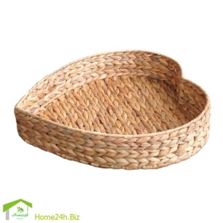 Khay lục bình hình trái tim